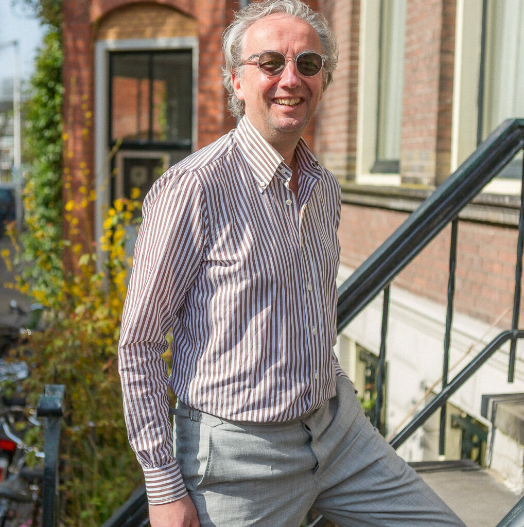 NEW TAILOR SS22 Linnen/Cotton Shirt stripes