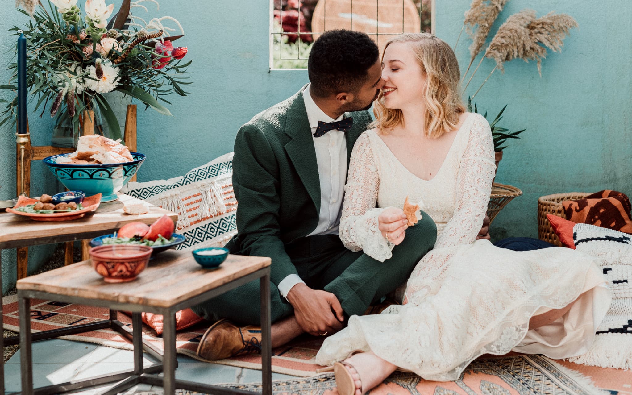 NEW TAILOR-Wedding Wear-Green Suit-Seersucker-Styled Shoot