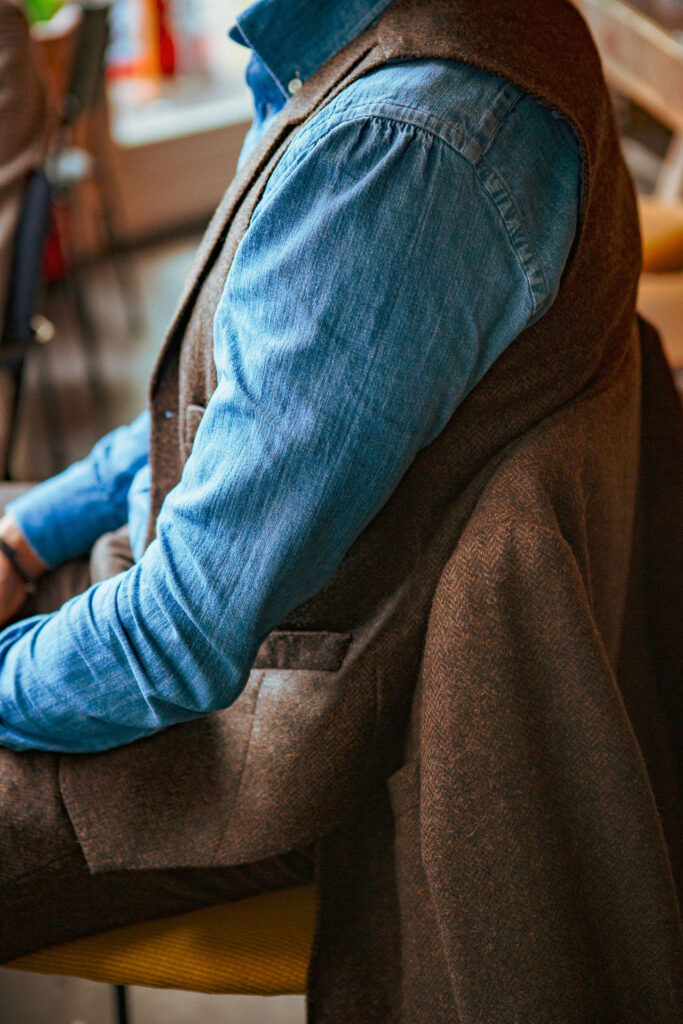 Tweed bruin pak - Smart Casual