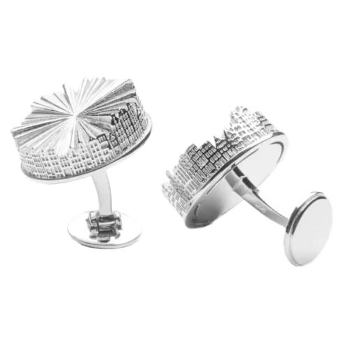 Manchetknopen Amsterdam Canal Cufflinks Zilver