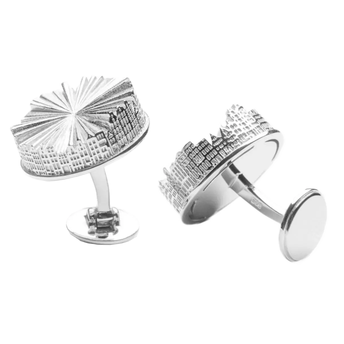Manchetknopen Amsterdam Canal Cufflinks Zilver