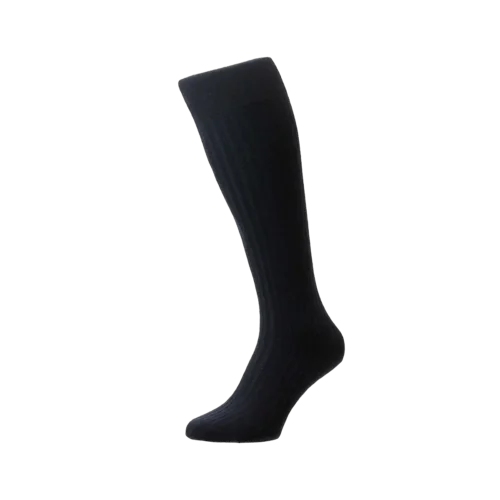 Kousen Blauw Wol/Nylon